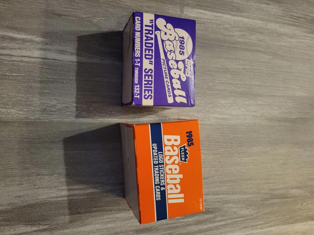 1985 TOPPS FLEER BASEBALL "TRADED" UPDATED SERIES COMPLETE SET 132 HOF & RC's - Picture 4 of 5